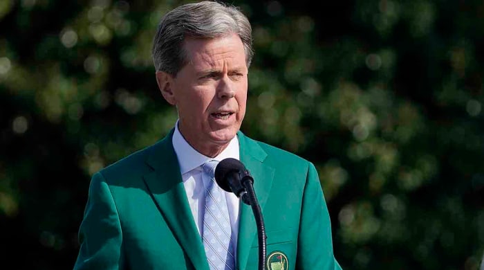 Augusta National chairman Fred Ridley speaks following the final round of the 2021 Augusta National Women's Amateur golf tournament at Augusta National Golf Club.